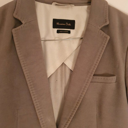 Massimo Dutti women's velvet jacket like new, gray, size S