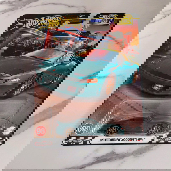Hot Wheels Mitsubishi 3000GT VR-4 Зелено Premium Boulevard