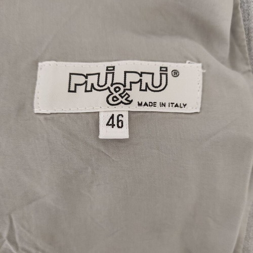 Piu & Piu thin women's coat size 46/L like new, gray