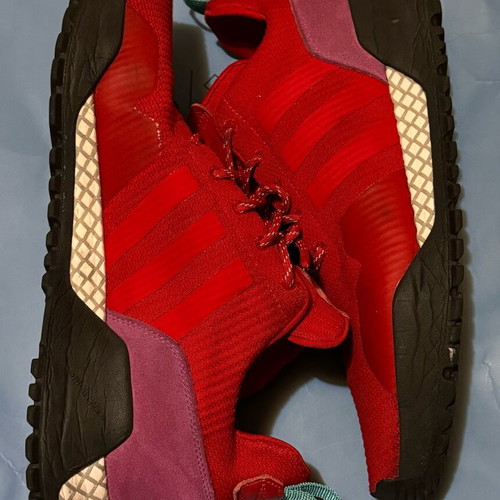 Adidas sneakers red like new size 45.5
