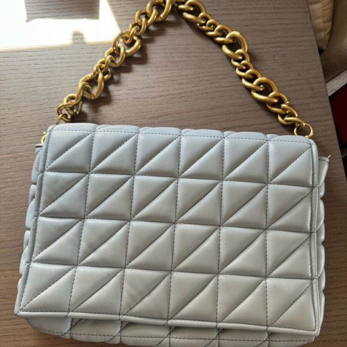 Zara handbag without wear with detachable turquoise strap