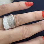 Silver ring like new