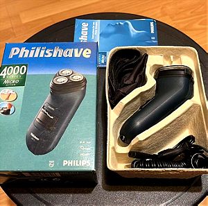 Philips Philishave 4000 Series Micro Action HQ 4401 Charger Manual Cap Boxed .