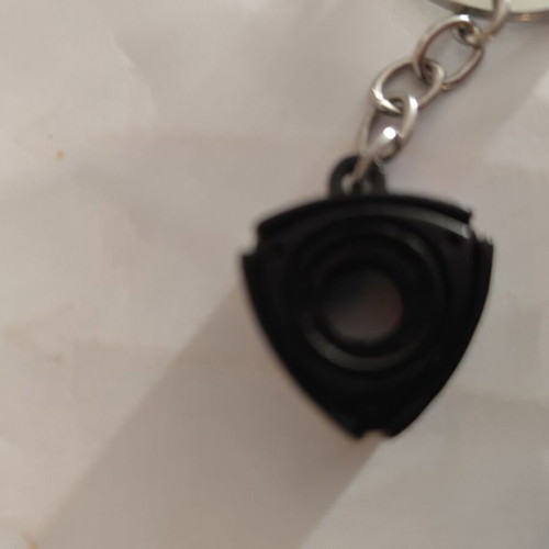 Wankel Mazda keychain new, black and silver