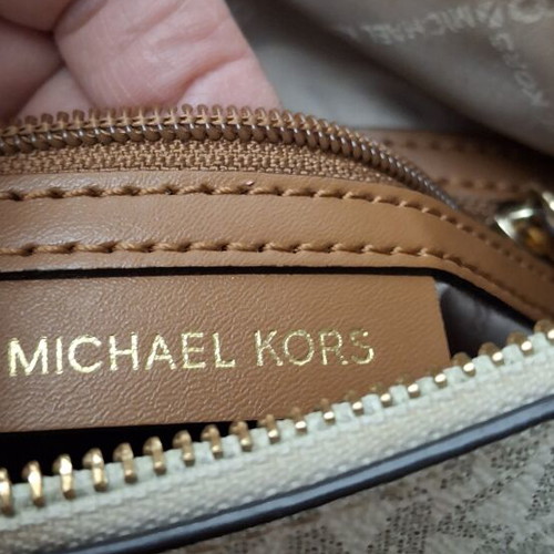 Michael Kors τσάντα χειρός και χιαστί σαν καινούργιο, μπεζ