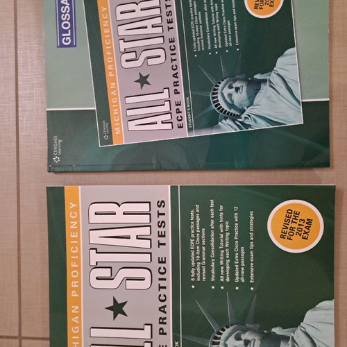 English learning books used for Michigan Proficiency exam