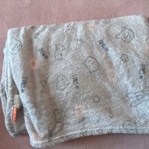 Baby blankets used, set of 3, crib size, Nef Nef brand