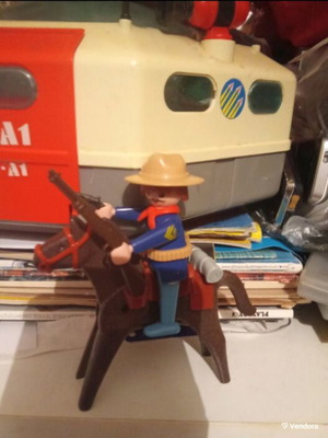 Playmobil mounted officer figure