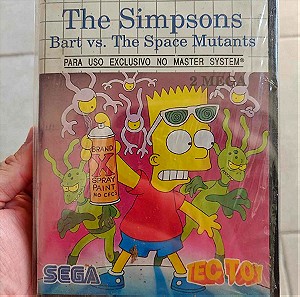 The Simpsons tectoy sega master system σφραγισμενο