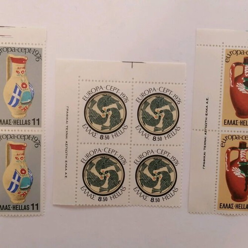 Europa Cept 1976 handicraft stamp sets like new