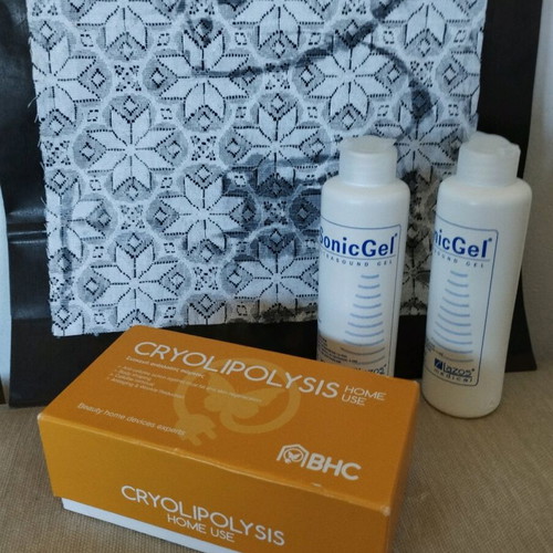 Cryolipolysis body remodeling device new with ultrasound gels