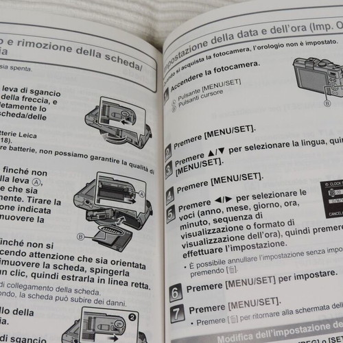 Leica D-Lux 5 user manual with CD, multilingual