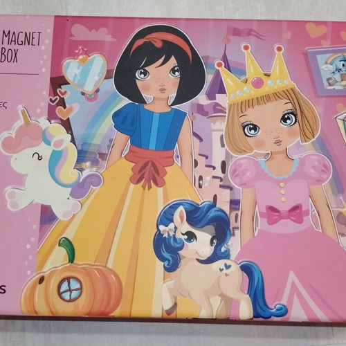 Magnetic princess puzzle game like new