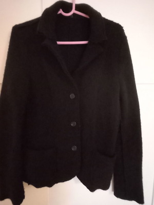 Benetton women's wool jacket like new, black size M