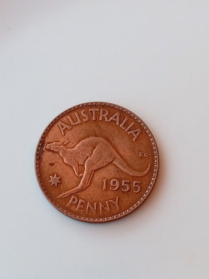 Australia 1955 Penny coin
