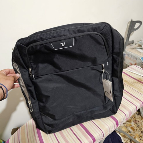 Roncato fabric backpack black new