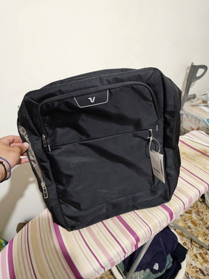 Roncato fabric backpack black new