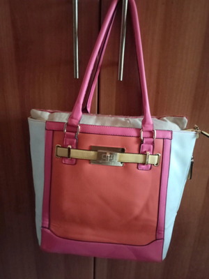 Apt9 shoulder bag used, pink, large size