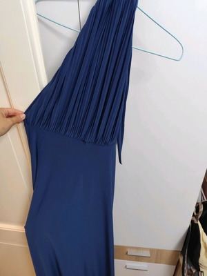 Maxi dress navy blue like new, size M-L