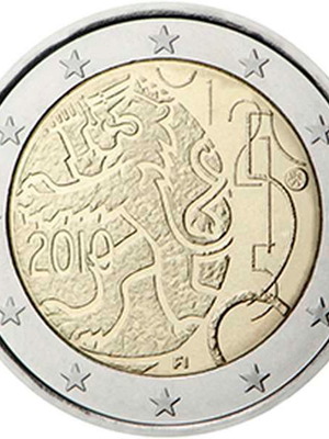 Φινλανδία 2 Ευρώ 2010 UNC αναμνηστικό