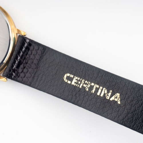 Certina Moonphase Dress Watch New Old Stock Early 1990s Swiss Made
