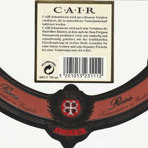 Cair Rhodes wine labels new, set of 3 for collection