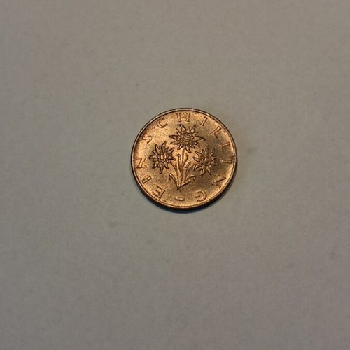 Collectible 1 Schilling Austria coin 1983 used