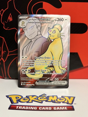Team Rocket's Persian Ex Pokemon card