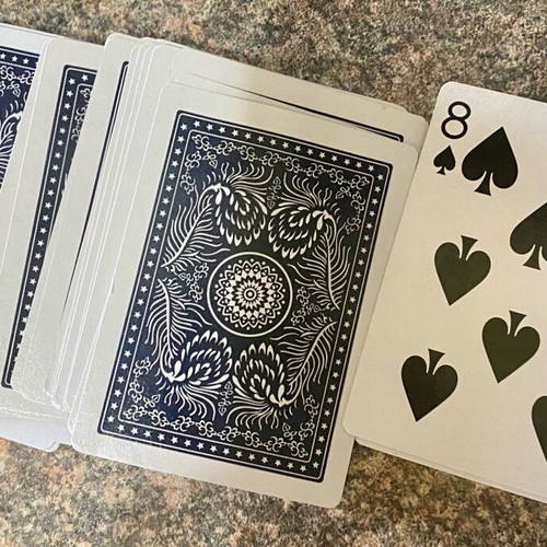 Plastic playing cards like new, water resistant