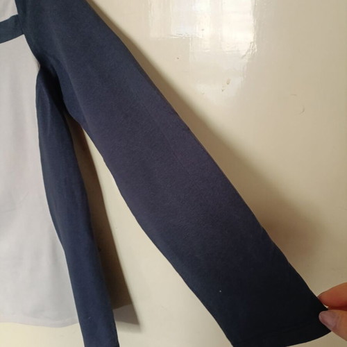 Weekend MaxMara colorblock blouse with 3/4 sleeves