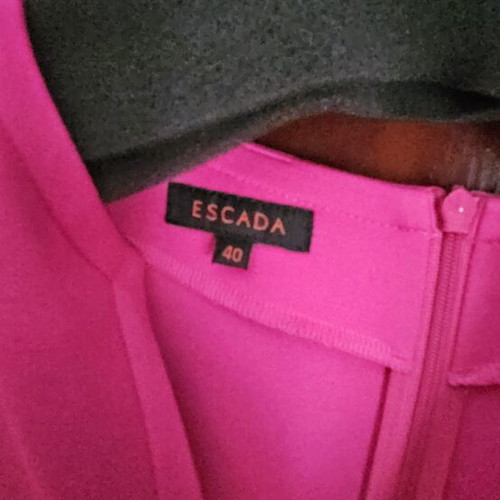 Escada dress like new, black and purple, size L