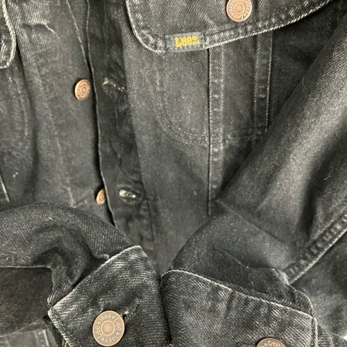 Lee denim jacket vintage used made in USA, size M