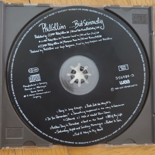 Phil Collins ...But Seriously CD used, 1989, minor scratches
