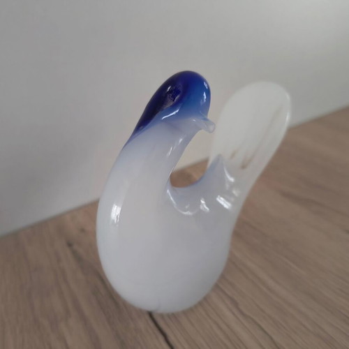 Glass decorative dolphins and bird new, pack of 2 pieces