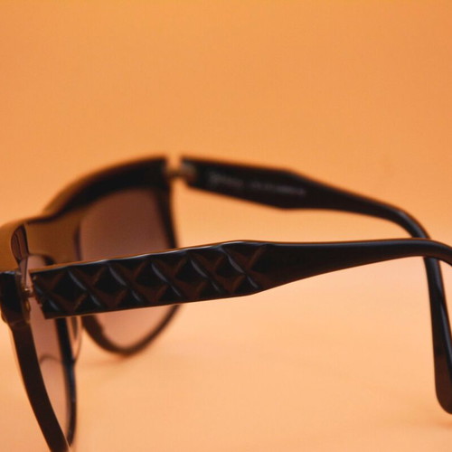 Genny Vintage 80s Sunglasses New Handmade In Italy Black