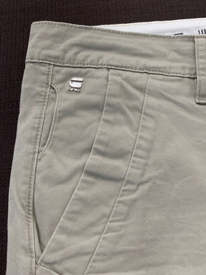 G-Star Raw men's shorts, size 38, beige
