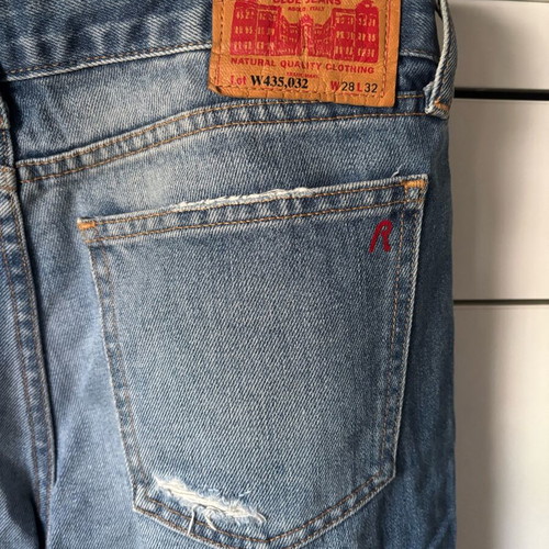 Replay low rise flare jeans like new, size S, blue
