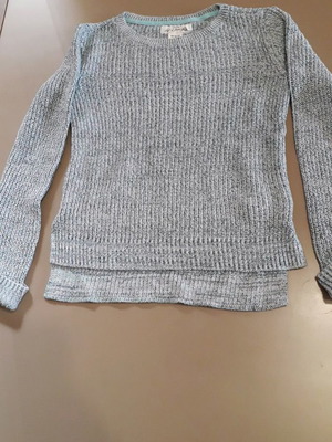 Pullover with lurex used for girl 8-10 years old