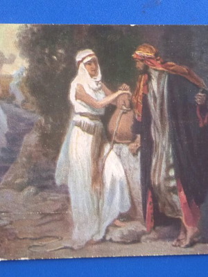 Biblical postcard used, very good condition