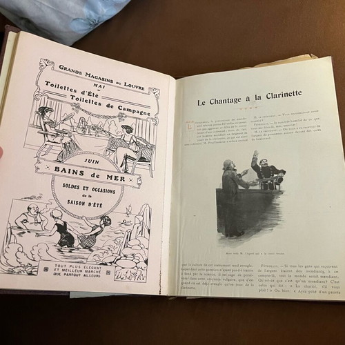 Louvre book used from 1913 with detached pages