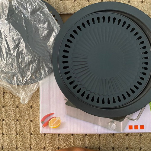 Korean-style barbecue tray new, stainless steel, non-stick coating