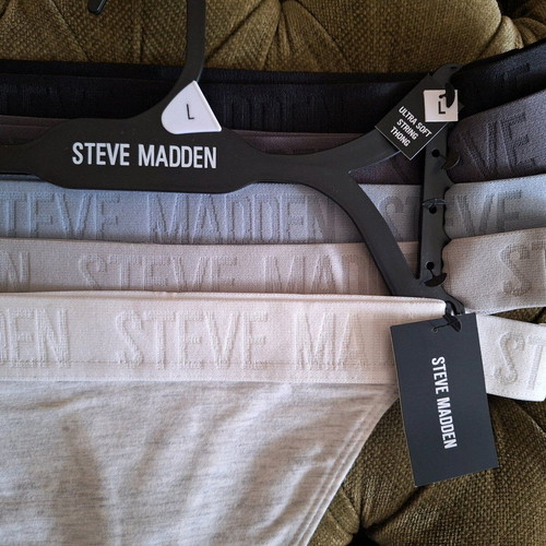 STEVE MADDEN εσώρουχα string thong καινούργια, πακέτο 5 τεμαχίων Νο L