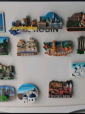 Set of 17 new fridge magnets