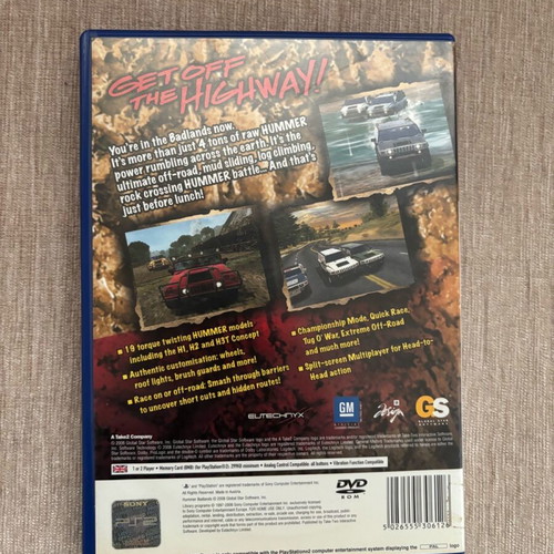 Hummer Badlands PlayStation 2 used English complete