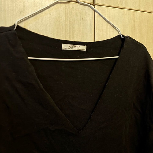 Short-sleeve mako dress like new, black, size S