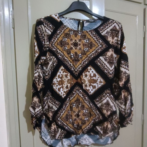 Long-sleeve cotton blouse Medium like new