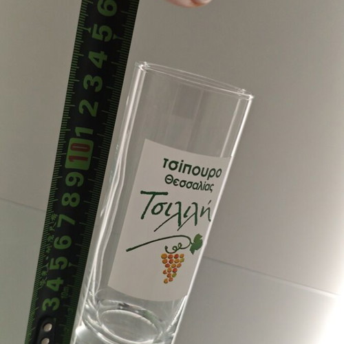 Tsilili set of 6 tsipouro glasses like new