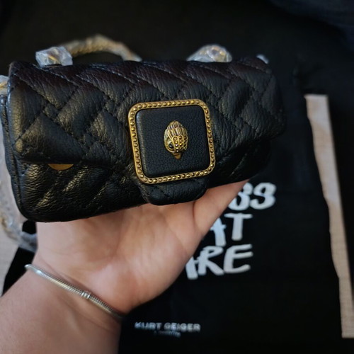 Mini Kurt Geiger bag new with tag and gold chain details