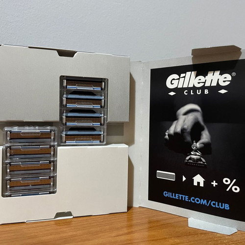 Gillette Mach3 Replacement Blades New, 18 pcs with 3 Blades