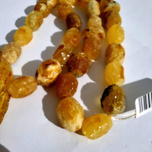 Baltic Amber Komboloi handmade, 30 gr